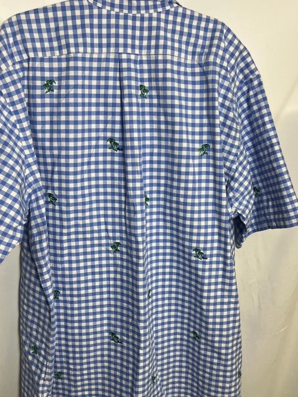 Polo Ralph Lauren Button-Up Shirt Blue Gingham Cotton 2XLT
